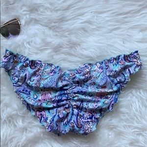 VS Paisley Ruffled Bikini Bottoms